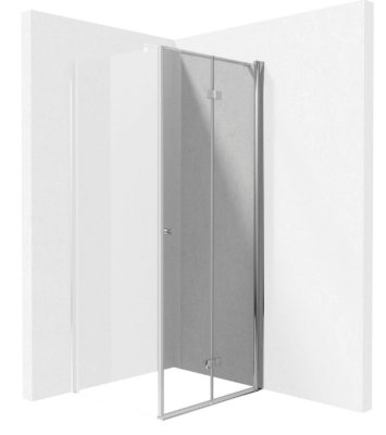 Drzwi kerria plus jedna część chrom szkło transparetne z powłoką 80cm Deante KTSX042P